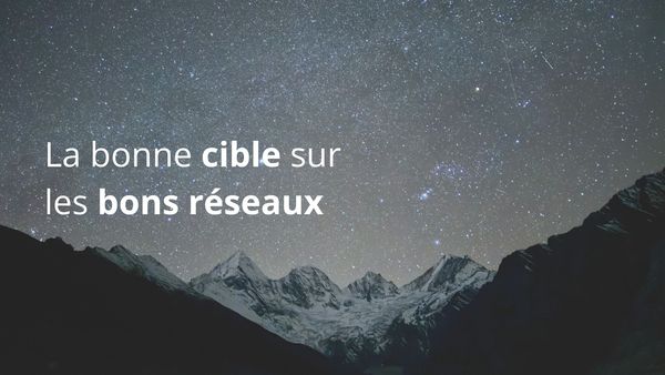 Choisir les bons réseaux selon sa cible